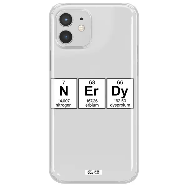 Nerdy Chemical Apple iPhone 12 Clear TPU Case