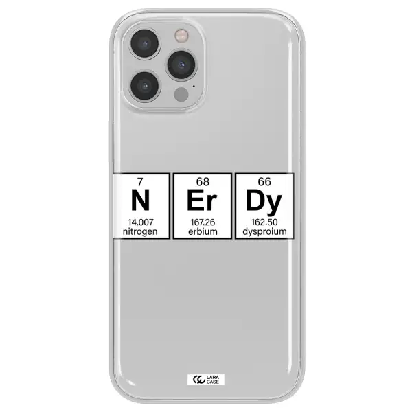Nerdy Chemical Apple iPhone 12 pro Clear TPU Case