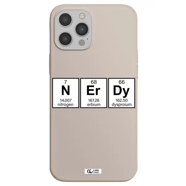 Nerdy Chemical Apple iPhone 12 pro Silicone Stone Case