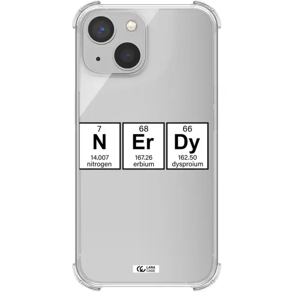 Nerdy Chemical Apple iPhone 13 Clear PC Case