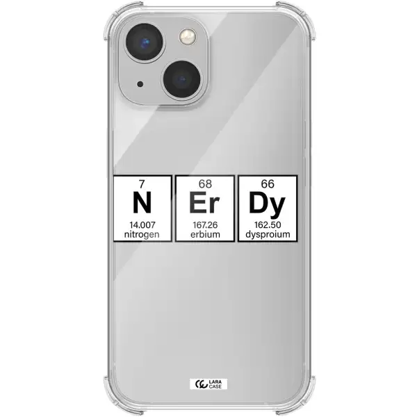 Nerdy Chemical Apple iPhone 13 mini Clear PC Case