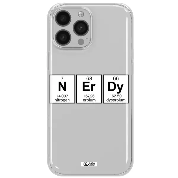 Nerdy Chemical Apple iPhone 13 Pro Clear TPU Case