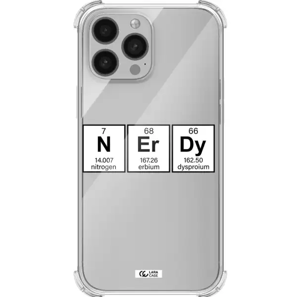 Nerdy Chemical Apple iPhone 13 Pro Max Clear PC Case