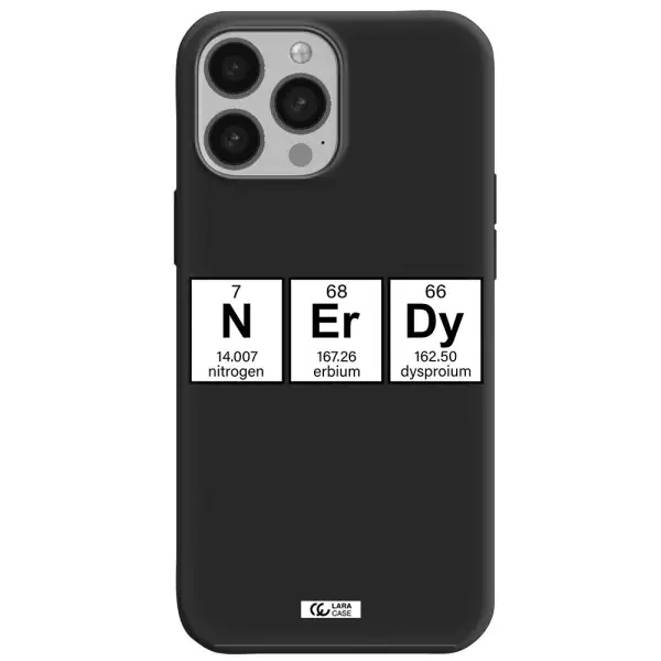Nerdy Chemical Apple iPhone 13 Pro Max Silicone black Case