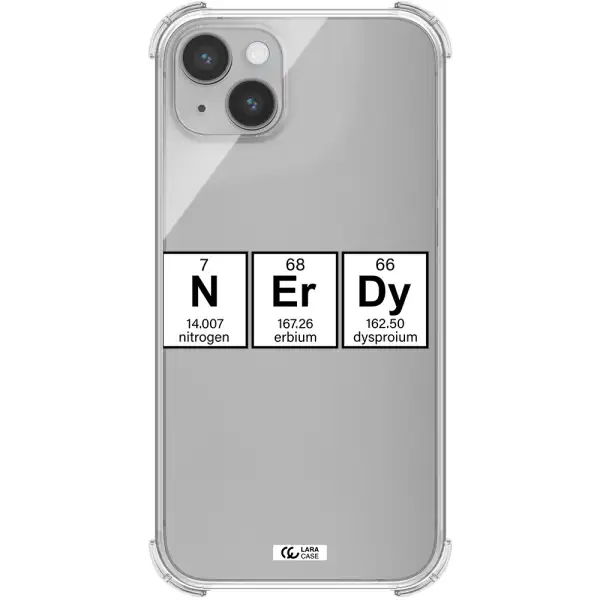 Nerdy Chemical Apple iPhone 14 plus Clear PC Case