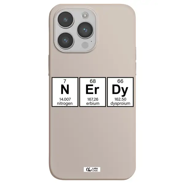 Nerdy Chemical Apple iPhone 14 pro max Silicone Stone Case
