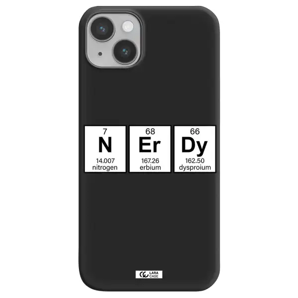 Nerdy Chemical Apple iPhone 14 Silicone black Case
