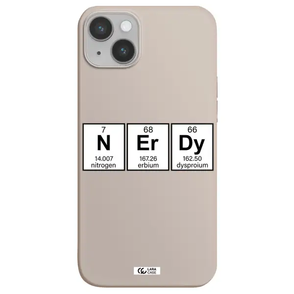 Nerdy Chemical Apple iPhone 14 Silicone Stone Case