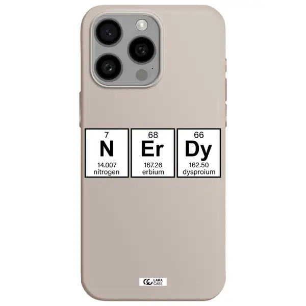 Nerdy Chemical Apple Iphone 15 Pro max Silicone Stone Case