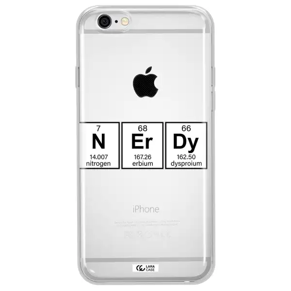 Nerdy Chemical Apple iPhone 6 plus Clear TPU Case