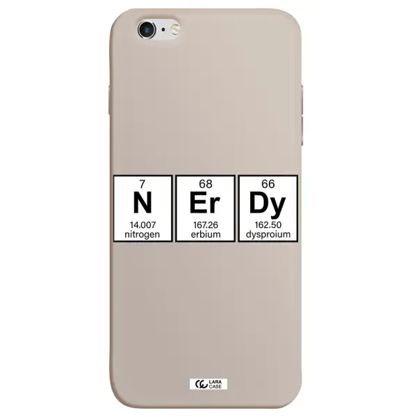 Nerdy Chemical Apple iPhone 6 plus Silicone Stone Case
