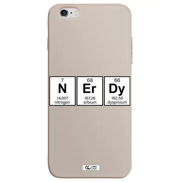 Nerdy Chemical Apple iPhone 6 s plus Silicone Stone Case