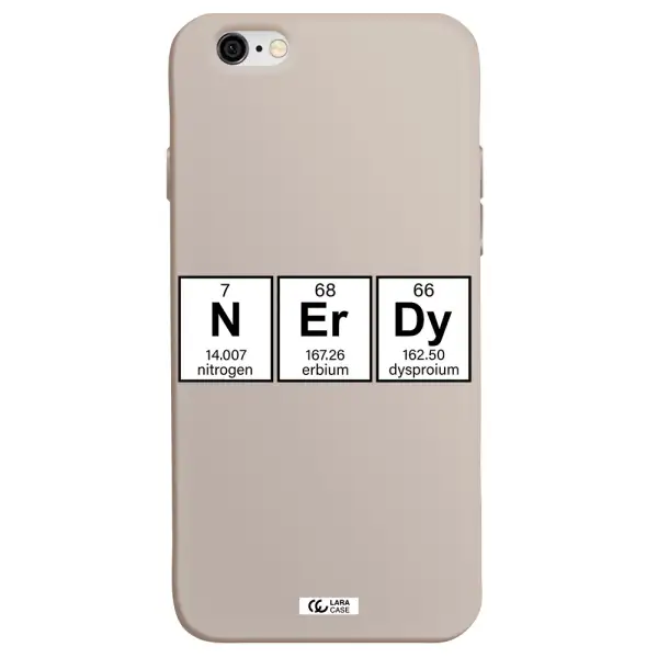 Nerdy Chemical Apple iPhone 6 Silicone Stone Case