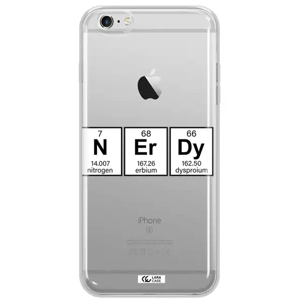 Nerdy Chemical Apple iPhone 6S Clear TPU Case