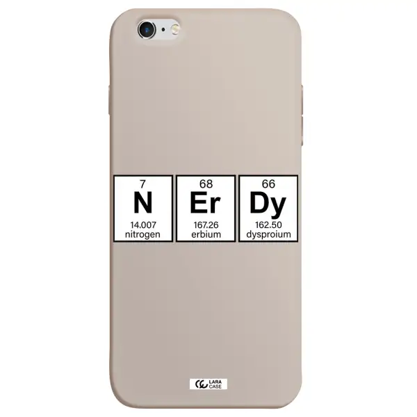 Nerdy Chemical Apple iPhone 6S Silicone Stone Case