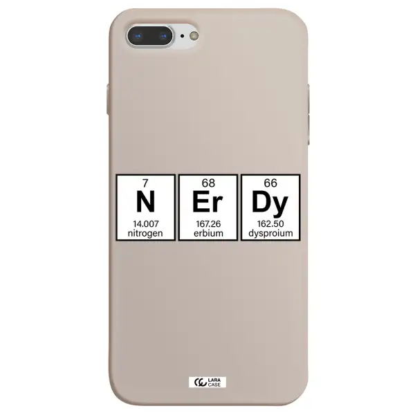 Nerdy Chemical Apple iPhone 7 plus Silicone Stone Case