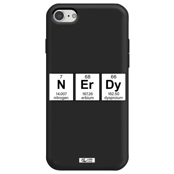 Nerdy Chemical Apple iPhone 8 Silicone black Case