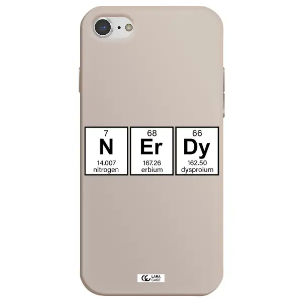 Nerdy Chemical Apple iPhone 8 Silicone Stone Case