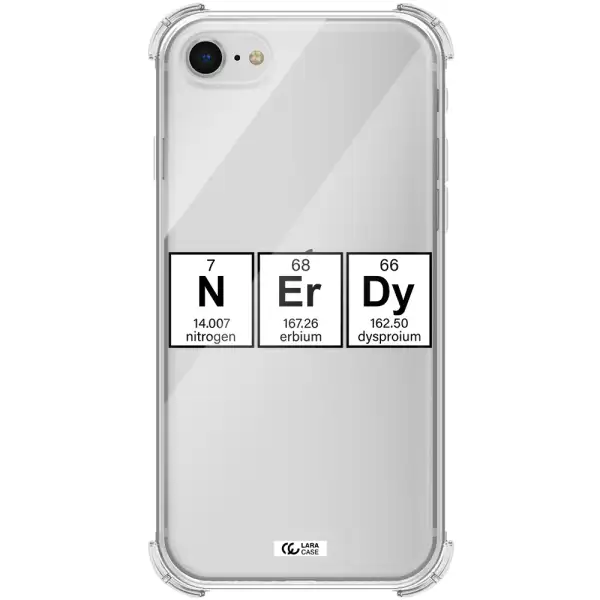 Nerdy Chemical Apple iPhone se 2020 Clear PC Case
