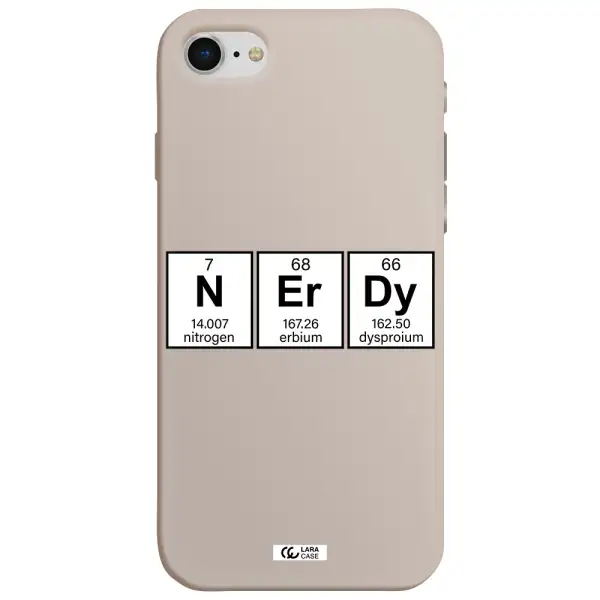Nerdy Chemical Apple iPhone se 2020 Silicone Stone Case