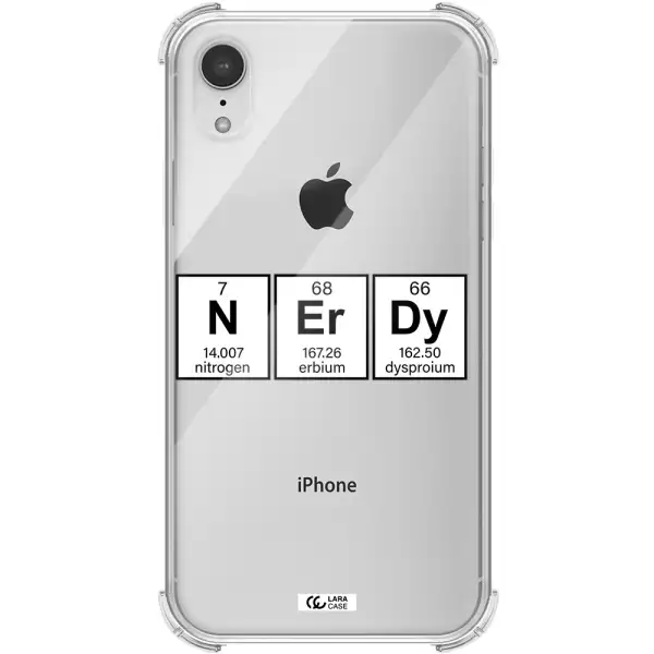 Nerdy Chemical Apple iPhone XR Clear PC Case