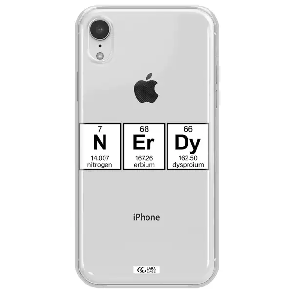 Nerdy Chemical Apple iPhone XR Clear TPU Case