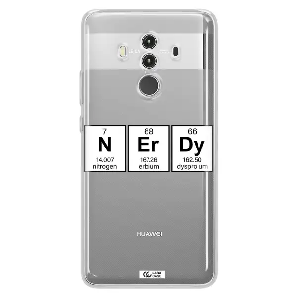 Nerdy Chemical Huawei Mate 10 Clear TPU Case