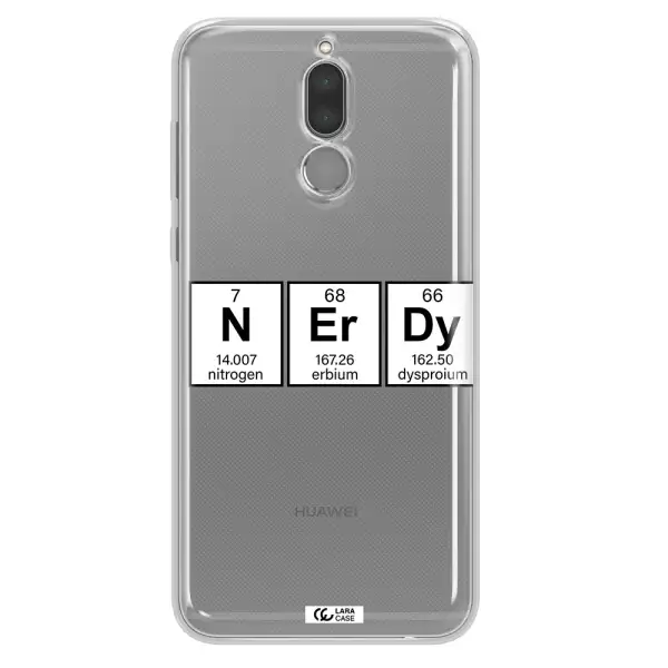 Nerdy Chemical Huawei Mate 10 Lite Clear TPU Case