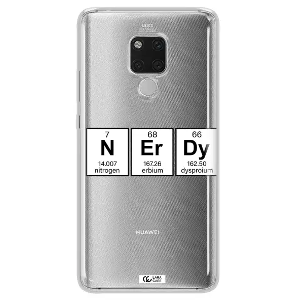 Nerdy Chemical Huawei Mate 20X Clear TPU Case