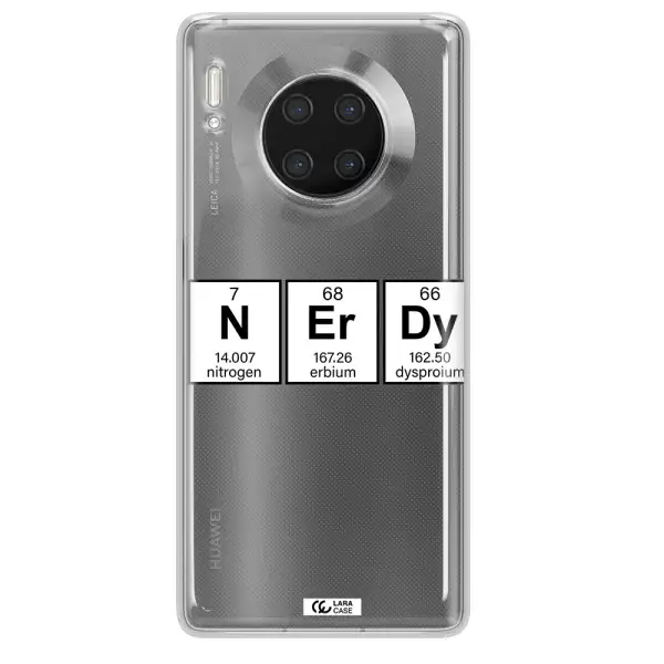 Nerdy Chemical Huawei Mate 30 Pro Clear TPU Case