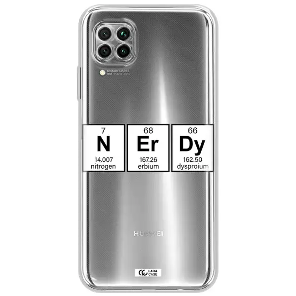 Nerdy Chemical Huawei Nova 7I Clear Tpu Case