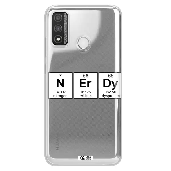 Nerdy Chemical Huawei P Smart 2020 Clear TPU Case