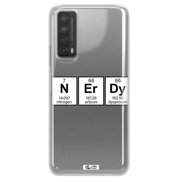 Nerdy Chemical Huawei P Smart 2021 Clear TPU Case
