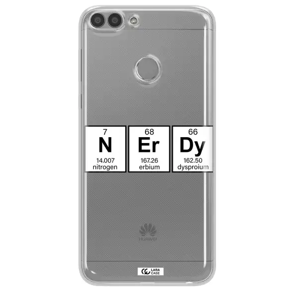 Nerdy Chemical Huawei P Smart Clear TPU Case