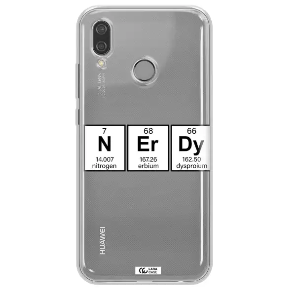 Nerdy Chemical Huawei P20 Lite Clear TPU Case
