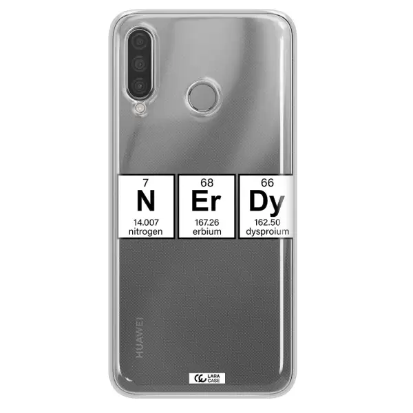 Nerdy Chemical Huawei P30 Lite Clear TPU Case