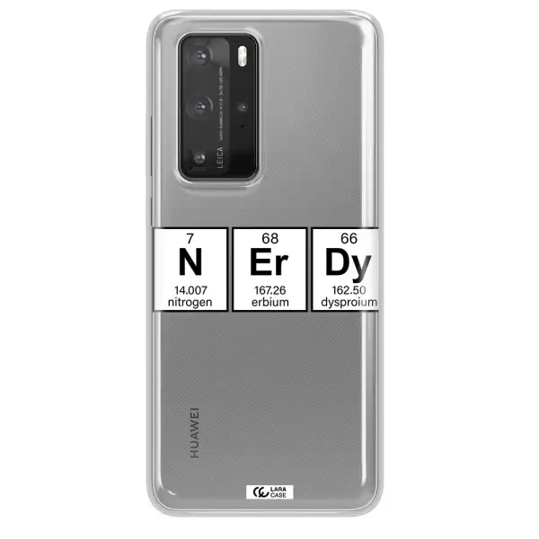 Nerdy Chemical Huawei P40 Pro Clear TPU Case
