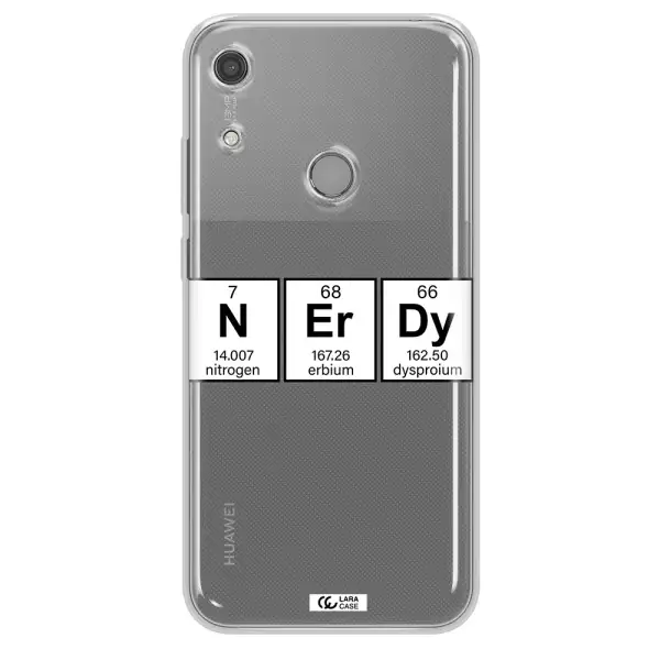 Nerdy Chemical Huawei Y6S Clear TPU Case