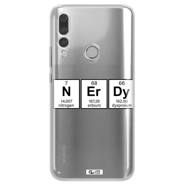 Nerdy Chemical Huawei Y9 Prime 2019 Clear TPU Case