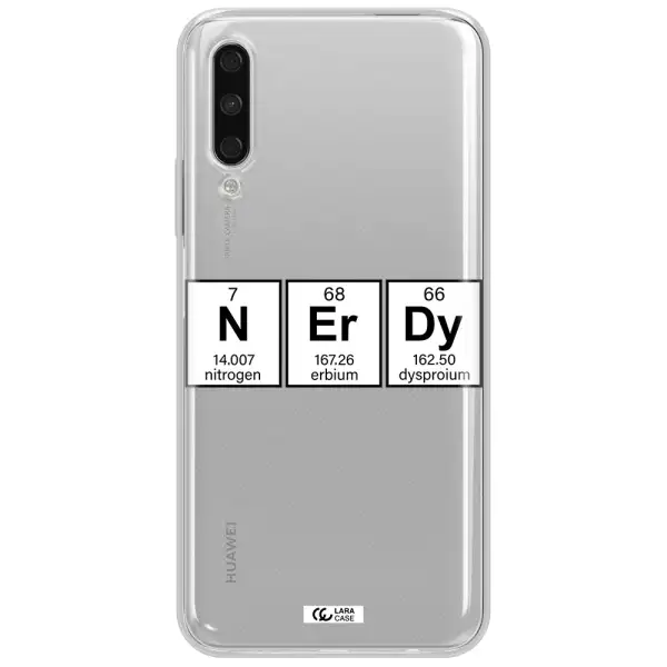 Nerdy Chemical Huawei Y9S Clear Tpu Case