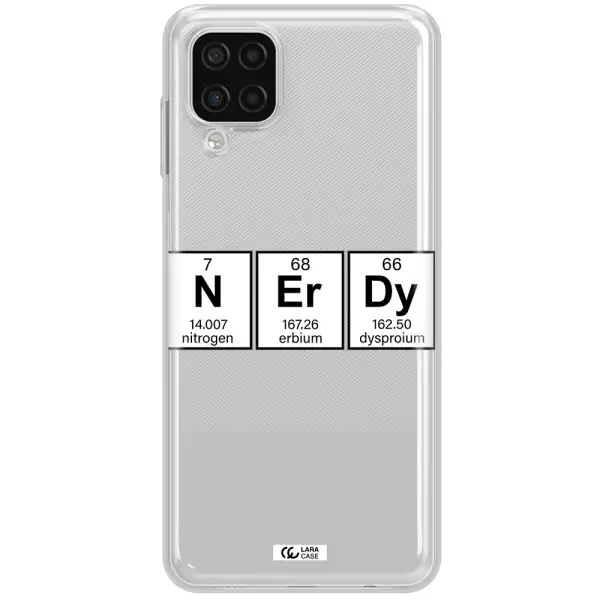 Nerdy Chemical Samsung A12 4g Clear TPU Case