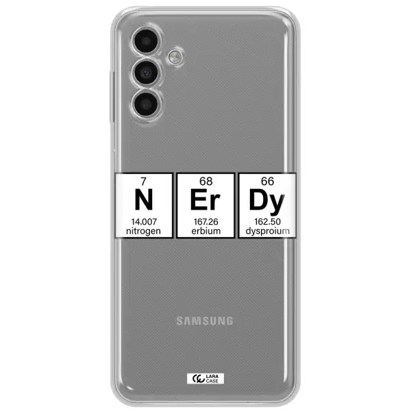 Nerdy Chemical Samsung A13 5G Clear Tpu Case