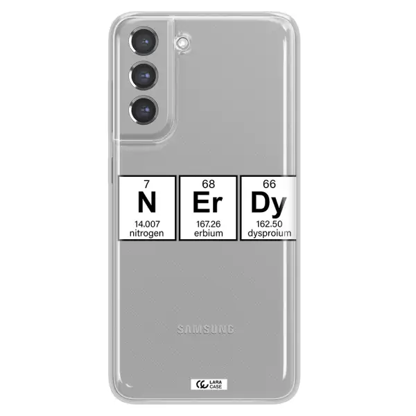 Nerdy Chemical Samsung A21 Fe Clear TPU Case