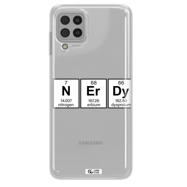 Nerdy Chemical Samsung A22 4g Clear TPU Case