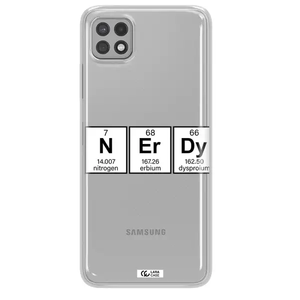 Nerdy Chemical Samsung A22 5g Clear TPU Case