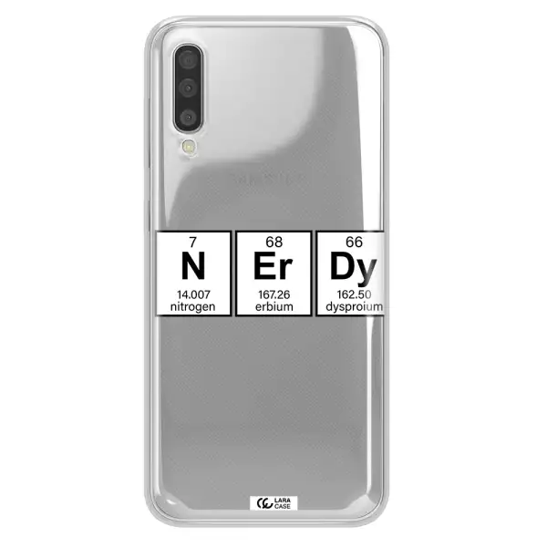 Nerdy Chemical Samsung A50S Clear Tpu Case