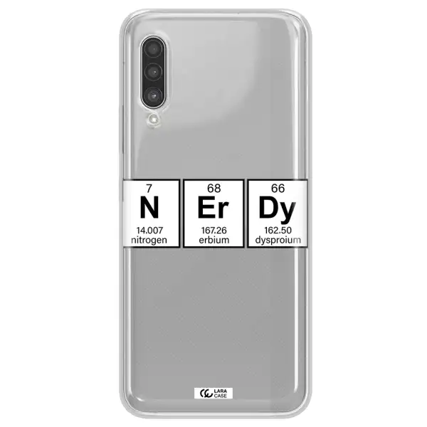Nerdy Chemical Samsung A90 Clear TPU Case