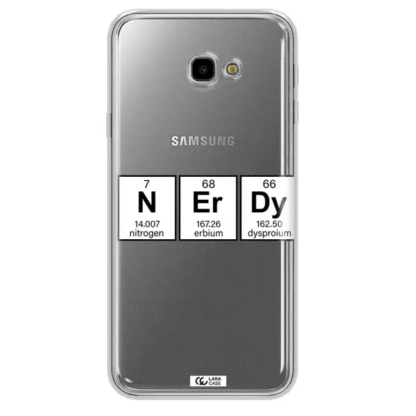 Nerdy Chemical Samsung J4 Plus Clear TPU Case