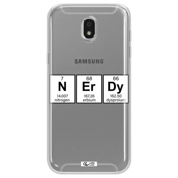 Nerdy Chemical Samsung J5 2017 Clear TPU Case