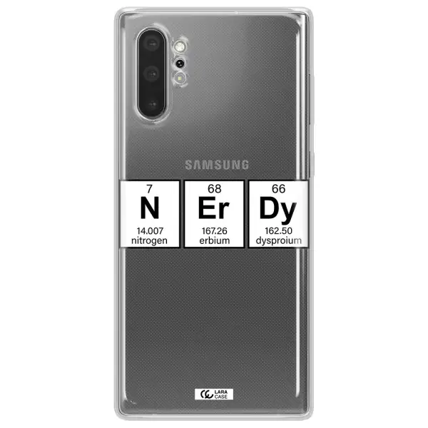 Nerdy Chemical Samsung Note 10 Plus Clear TPU Case